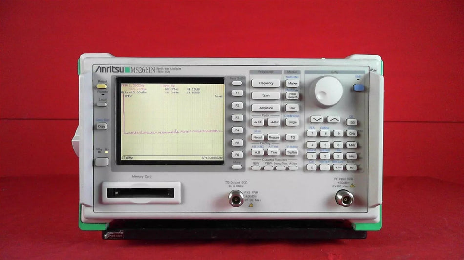Anritsu MS2661N 100Hz - 3Ghz Spectrum Analyzer 6200450911