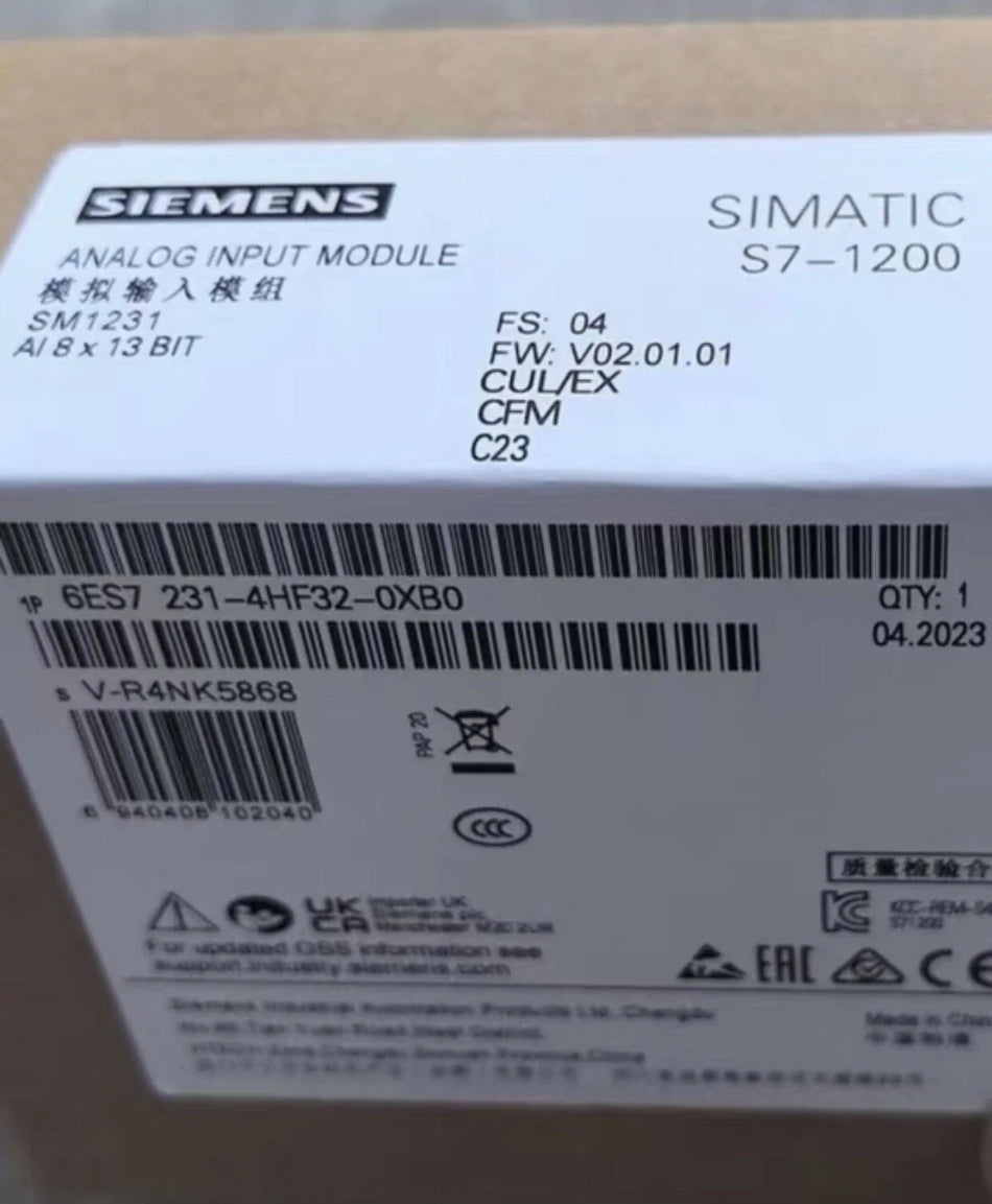 Siemens Analog Input Module 6ES7 231-4HF32-0XB0 - Fast Shipping