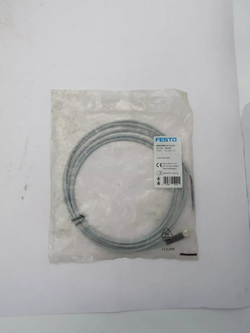 Festo NEBU-M8G3-K-2.5-LE3 Connecting Cable