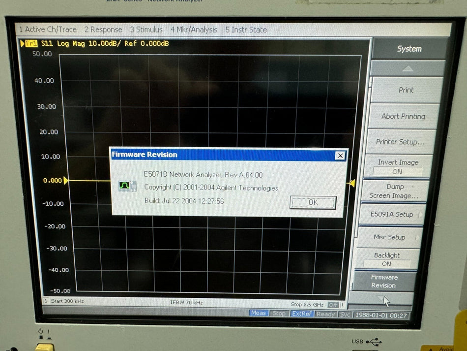 Agilent E5071B Network Analyzer
