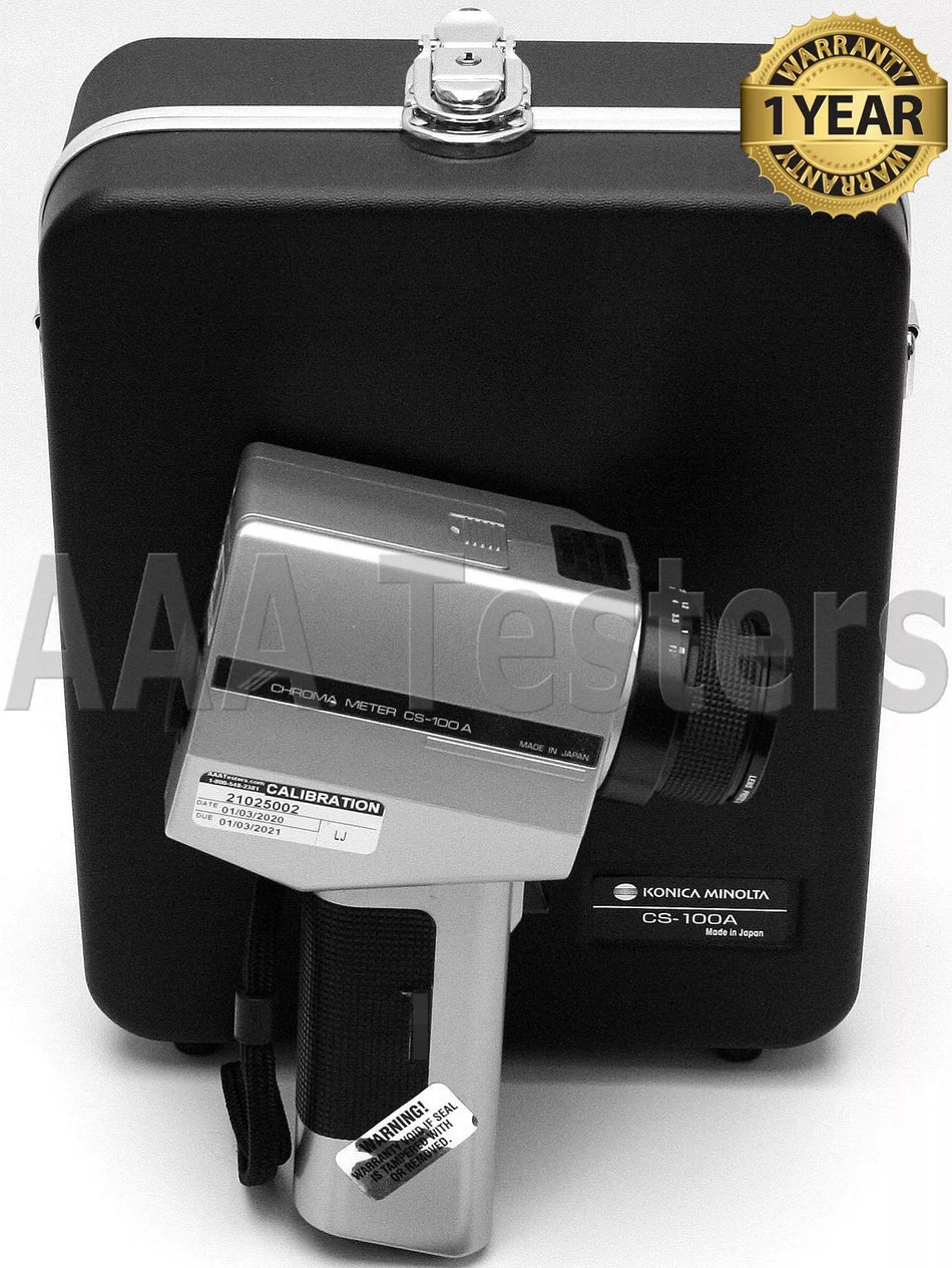 Konica Minolta CS-100A Chroma Meter Non Contact Color & Luminance Meter CS100A