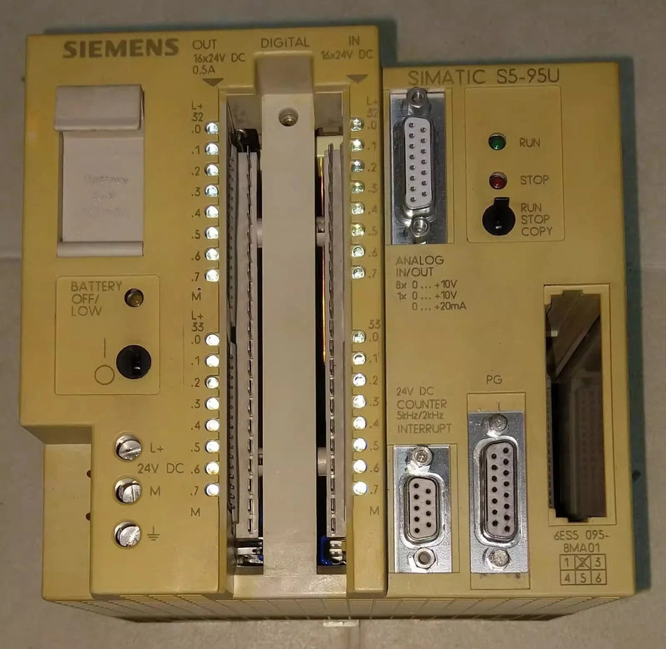 6ES5 095-8MA01 S5 CPU S5-95U 6ES5095-8MA01 PLC Controller